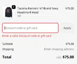 West Michigan Whitecaps coupon verification screenshot