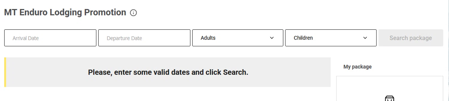 Whitefish Mountain Resort promo code screenshot showing code MTENDURO24 applied at Whitefish Mountain Resort checkout page. Uploaded by SimplyCodes community member ELREAL7 on Feb 16, 2025