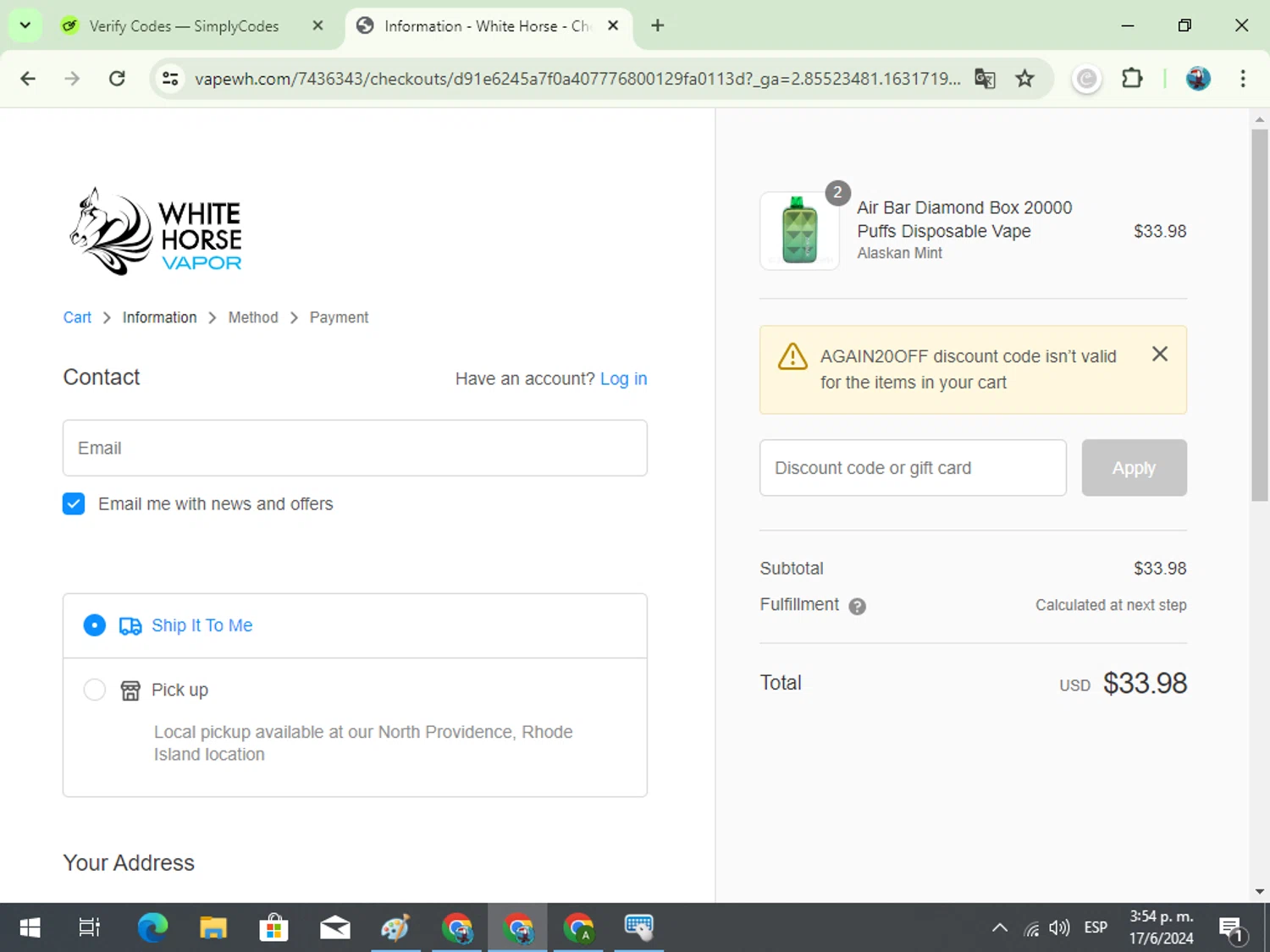 White Horse Vapor Discount Codes 20 Off September 2024