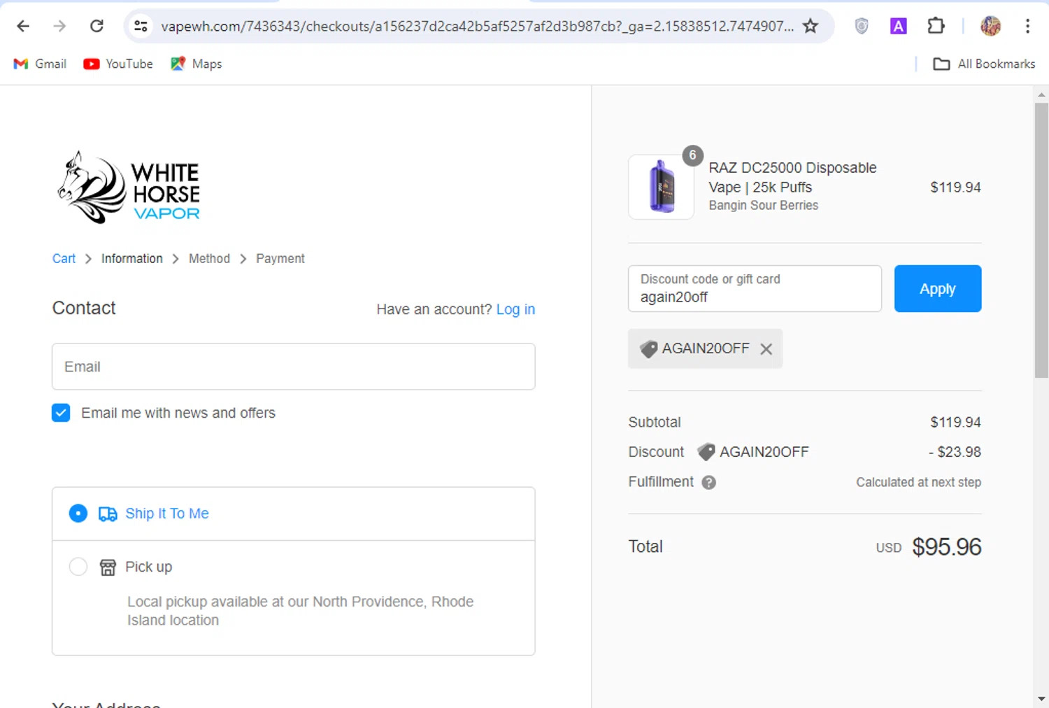 White Horse Vapes Discount Code Fall Clearance-40+  options-Ijoy-Realio-Mintopia