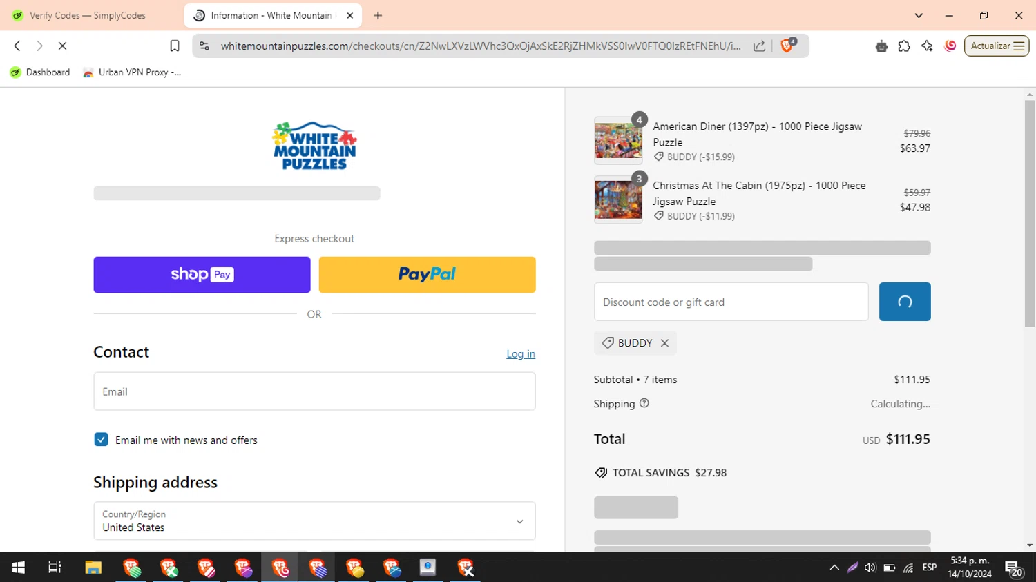 White Mountain Puzzles Coupons 20 Off November 2024
