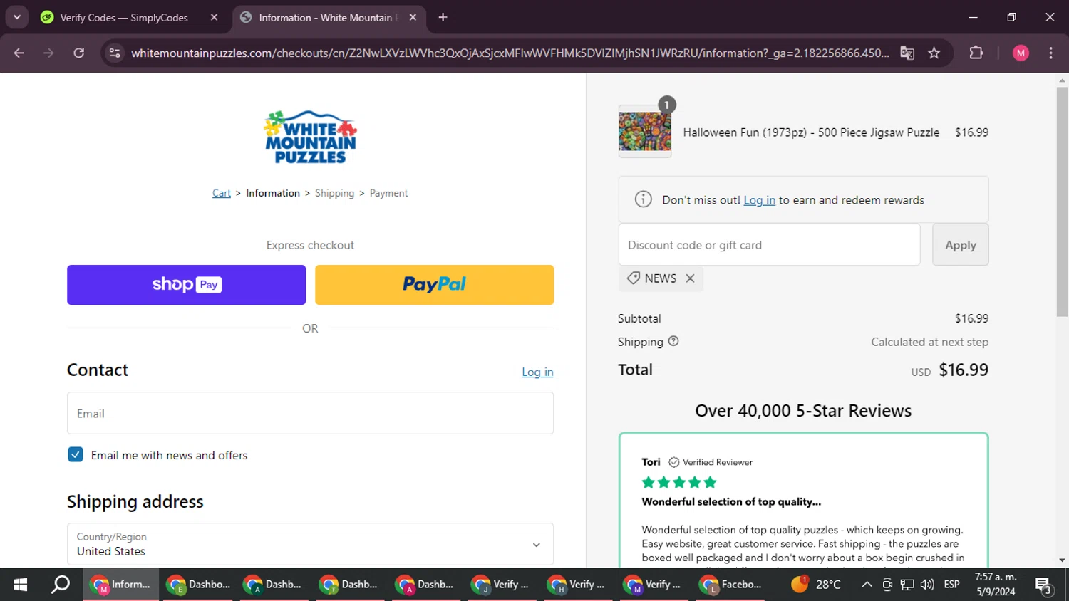 White Mountain Puzzles Coupons 20 Off October 2024