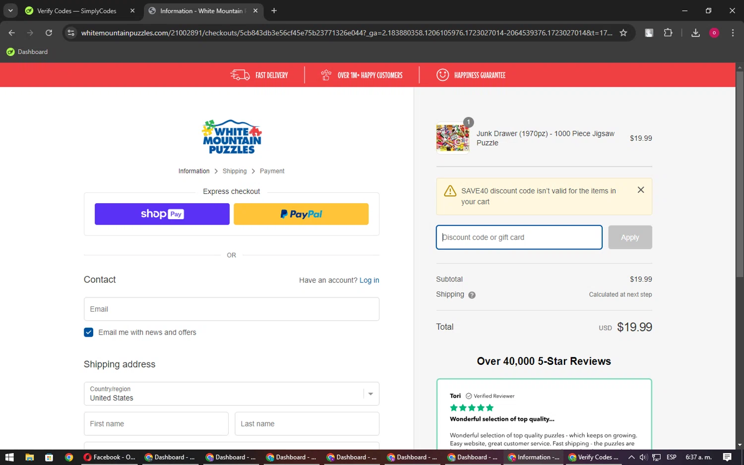 White Mountain Puzzles Coupons 20 Off September 2024