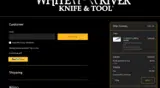 White River Knives coupon verification screenshot