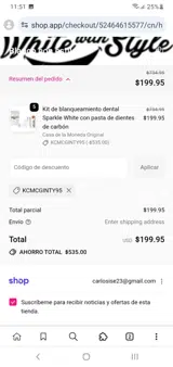 KCMCGINTY95 coupon verification screenshot
