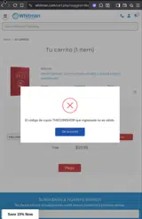 tHECOINSHOW coupon verification screenshot