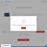 goldbag coupon verification screenshot