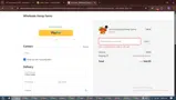 Wholesale Hemp Farms coupon verification screenshot