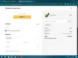 Wholesale Hemp Farms coupon verification screenshot
