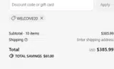 Wholesale Hemp Farms coupon verification screenshot
