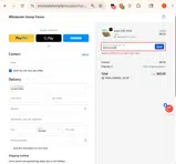 Wholesale Hemp Farms coupon verification screenshot