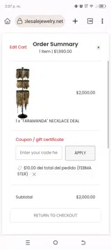 FEBMASTER coupon verification screenshot