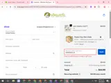 MEMORIAL25 coupon verification screenshot