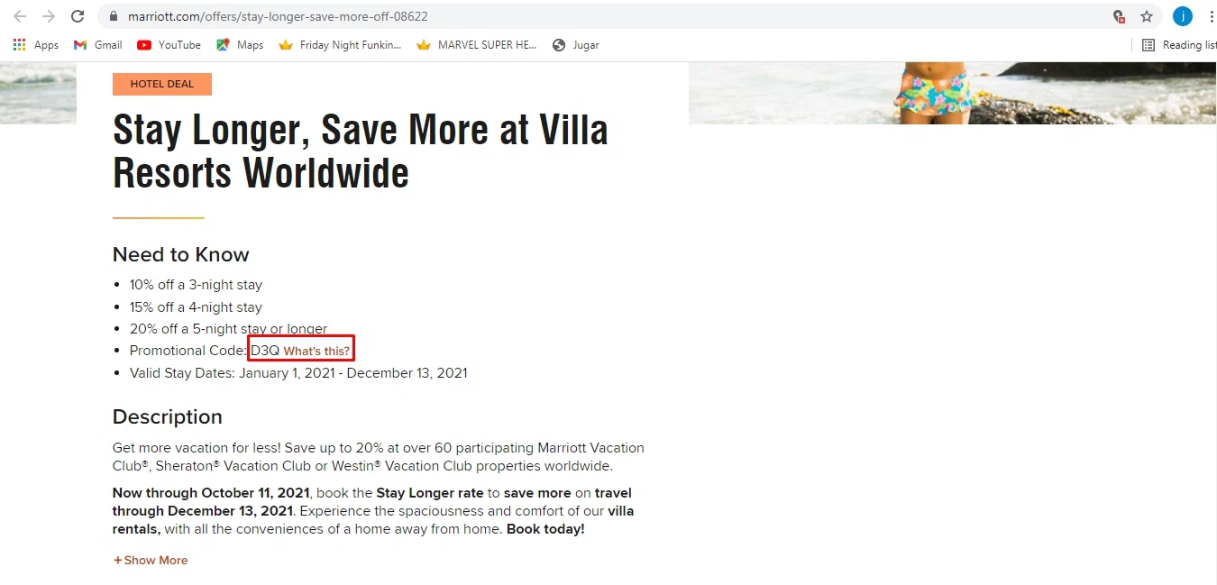 where to use W Hotels promo code box