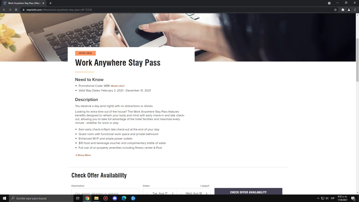 how to use W Hotels coupons