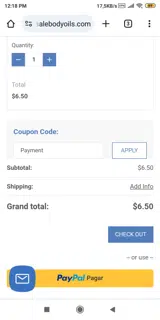 STUDIOSAMPLE coupon verification screenshot