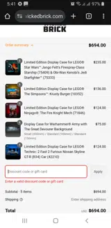 WDFNSK66SG coupon verification screenshot