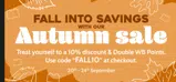 FALL10 coupon verification screenshot
