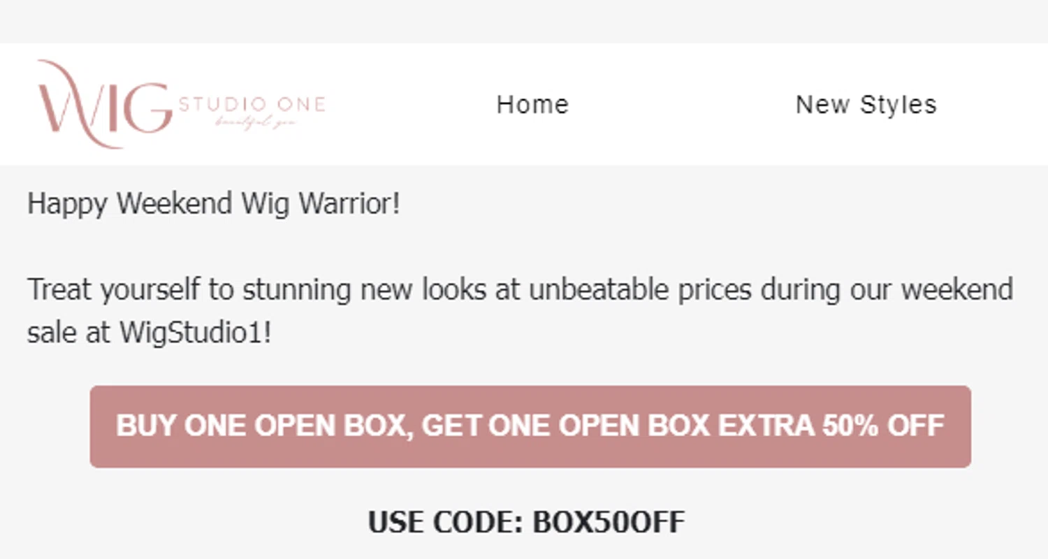 Wig Studio 1 Coupons 50 Off Discount Codes in August 2024 SimplyCodes