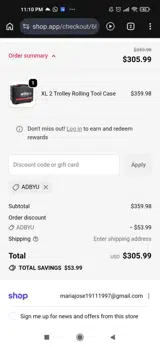 Adbyu coupon verification screenshot