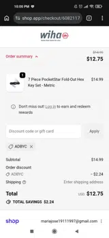 Adbyc coupon verification screenshot