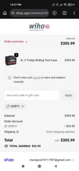 Adbyv coupon verification screenshot
