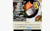 Wild Alaska Salmon & Seafood coupon verification screenshot
