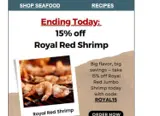 Wild Alaska Salmon & Seafood coupon verification screenshot