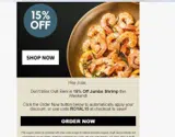 Wild Alaska Salmon & Seafood coupon verification screenshot