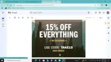TAKE15 coupon verification screenshot