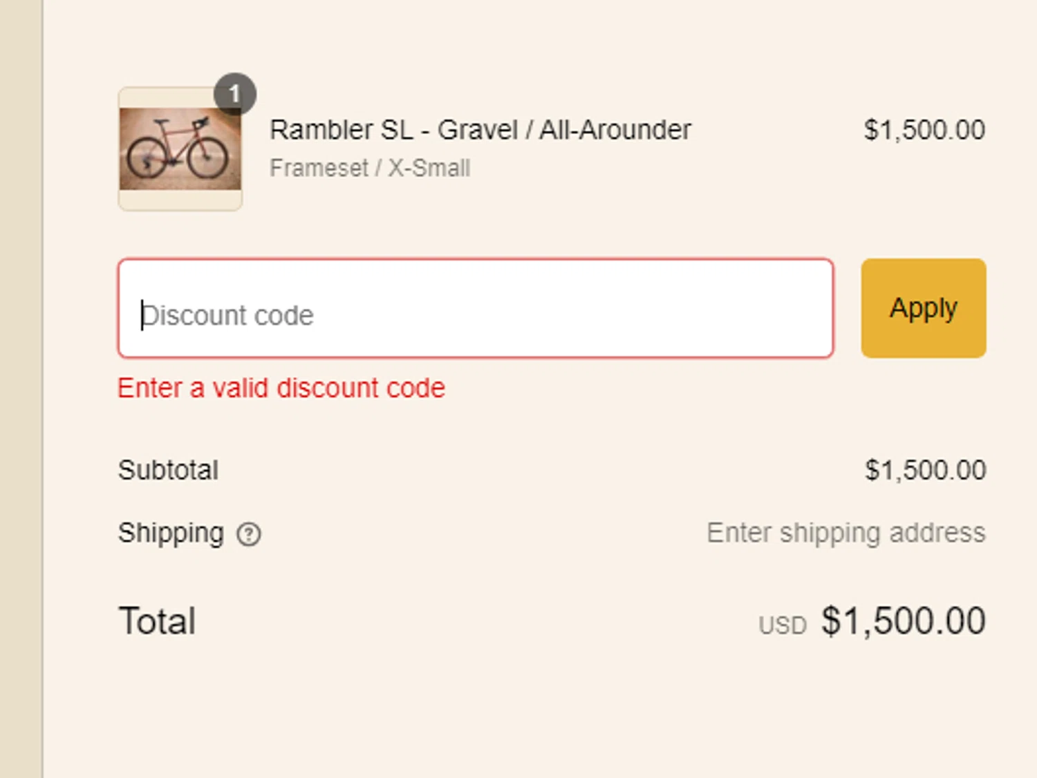 Wilde Bicycle promo code screenshot showing code GIVEAWAY10 applied at Wilde Bicycle checkout page. Uploaded by SimplyCodes community member Toundjiale on Feb 8, 2025