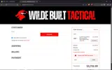 Wilde Built Tactical coupon verification screenshot