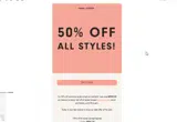 MERCI50 coupon verification screenshot