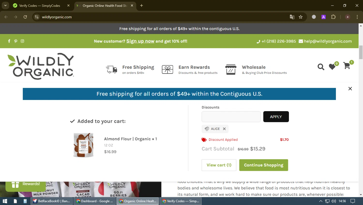 where to use Winn Dixie promo code box