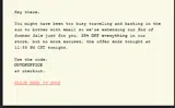 OUTOFOFFICE coupon verification screenshot