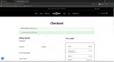 WELCOME10 coupon verification screenshot
