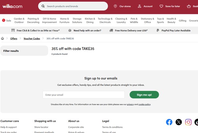Wilko checkout page showing Wilko promo code box | Screenshot taken by SimplyCodes community member on Aug 2, 2025