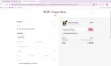 Will's Vegan Store coupon verification screenshot