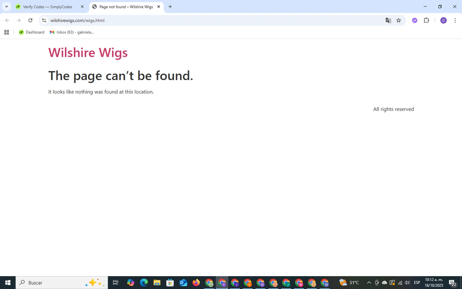 Wilshire Wigs coupon code screenshot showing code FREESHIP applied at Wilshire Wigs checkout page. Uploaded by SimplyCodes community member GloriousCaptain3662 on Oct 18, 2025