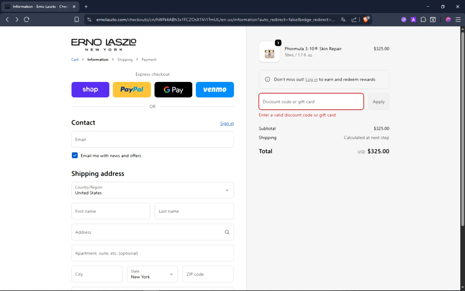 Wilshire Wigs coupon code screenshot showing code FREESHIP applied at Wilshire Wigs checkout page. Uploaded by SimplyCodes community member Matrixx on Oct 18, 2025