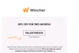 VALENTINES25 coupon verification screenshot