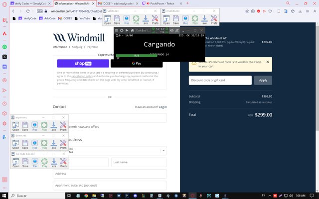 Windmill Air checkout page showing Windmill Air discount code box | Screenshot taken by SimplyCodes community member on Mar 5, 2024