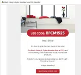 BFCM1525 coupon verification screenshot
