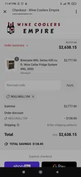 NULLNULL104 coupon verification screenshot