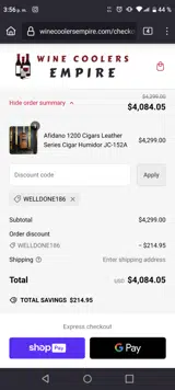 WELLDONE186 coupon verification screenshot