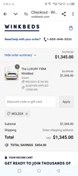 WCLD24 coupon verification screenshot
