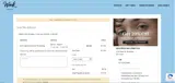 WELCOME coupon verification screenshot
