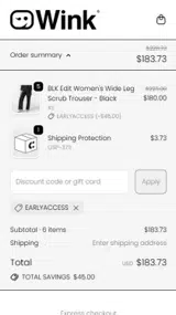EARLYACCESS coupon verification screenshot