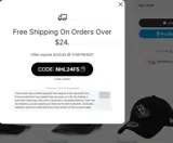 NHL24FS coupon verification screenshot