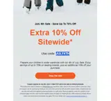 JULY4TH coupon verification screenshot